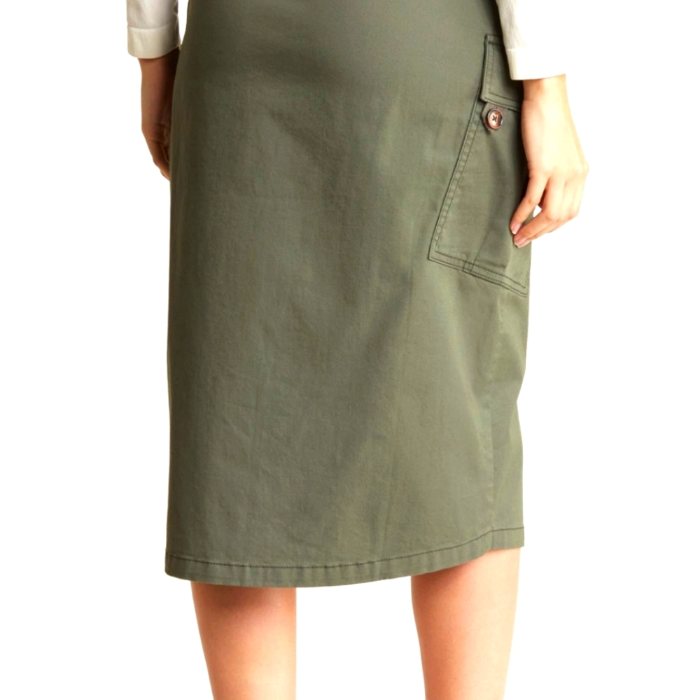 Sanctuary green wrap skirt